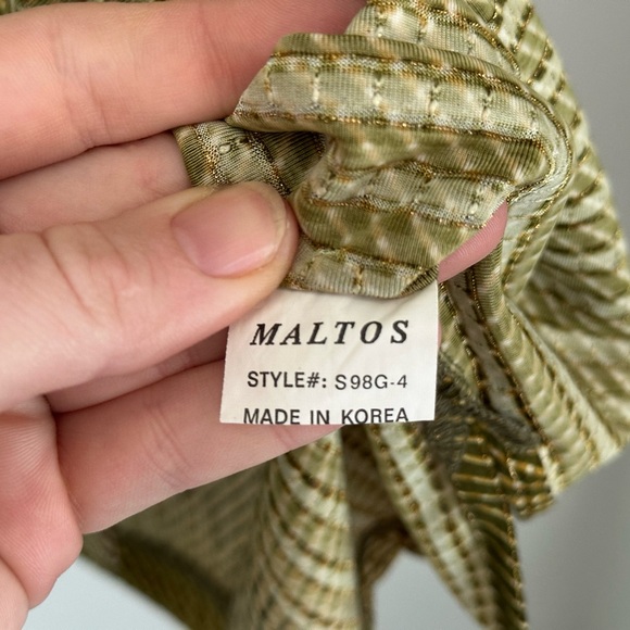 Vintage Maltos Button Up Shirt - Picture 4 of 10